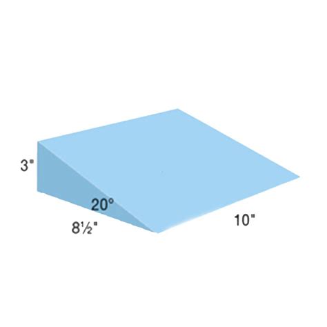 Alimed Vinyl Covered 20 Degree Wedge Positioner 10l 20 Degree Vinyl