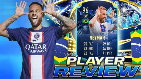 INSANELY BROKEN 96 TEAM OF THE SEASON MOMENTS NEYMAR PLAYER REVIEW