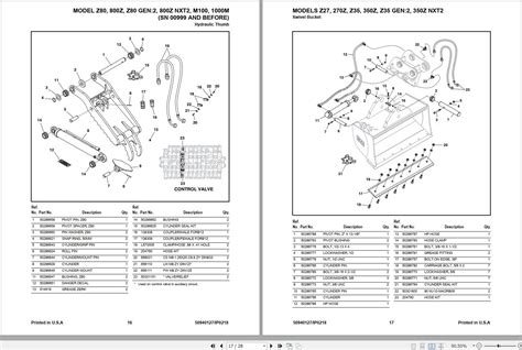 Mustang Compact Excavator Attachments Parts Manual | Auto Repair Manual ...