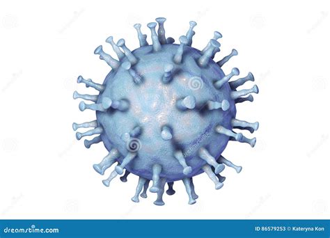 African Swine Fever Virus Royalty Free Illustration