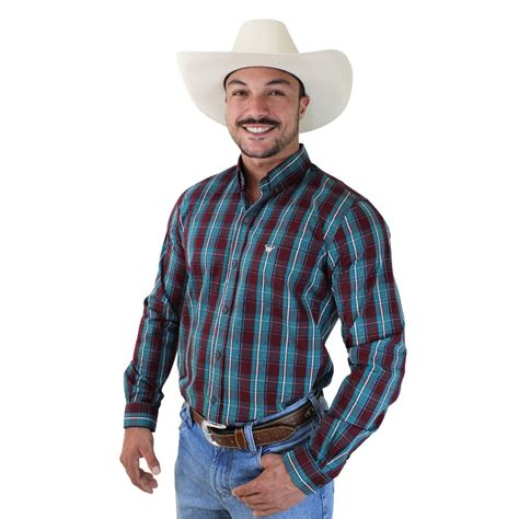 Camisa Xadrez Masculina Manga Longa Bill Way Rea Country Store Sua