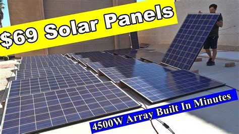 Dirt Cheap Used Solar Panels 250w For 69 Shipping Youtube