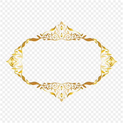 Border Luxury Ornament Vector Art Png Luxury Gold Border Title Frame