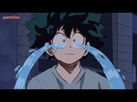 Kid Deku Crying Gif