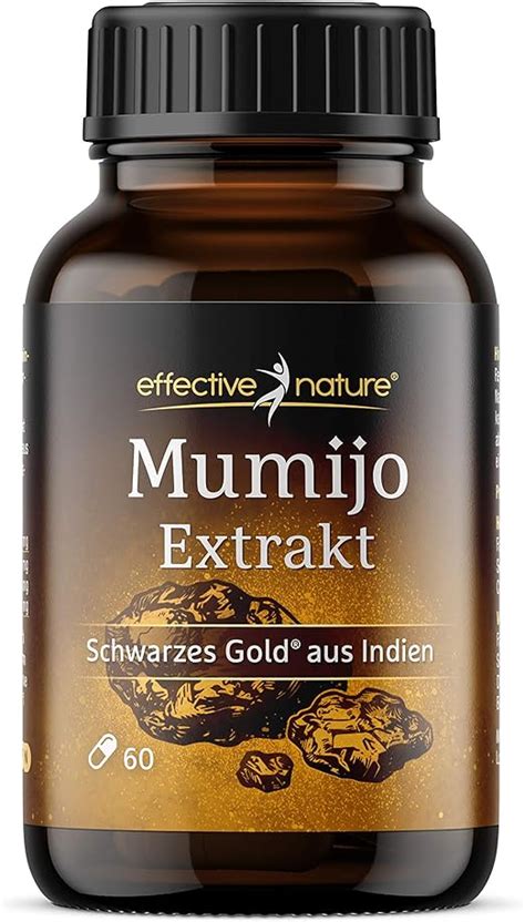 Mumijo Shilajit Extrakt Vegane Kapseln Pflanzliche Alternative