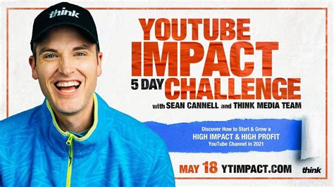 Join Us For The Free 5 Day Youtube Impact Challenge