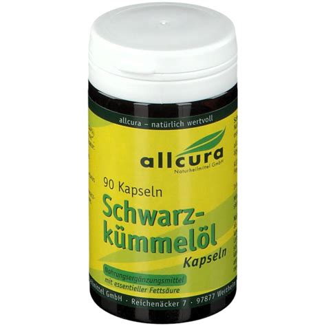 Allcura Schwarzk Mmel L Kapseln St Shop Apotheke