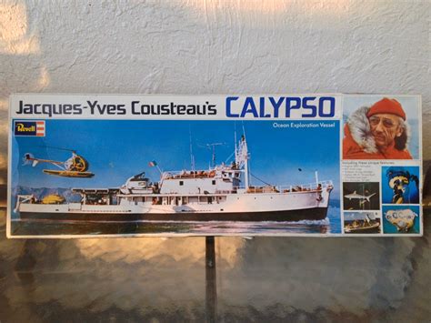 Vintage Revell Jacques Yves Cousteau S Calypso Model Etsy