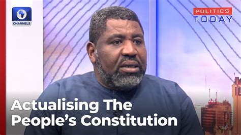 Amendments Not Enough Nigeria Needs Peoples Constitution Prof Kila