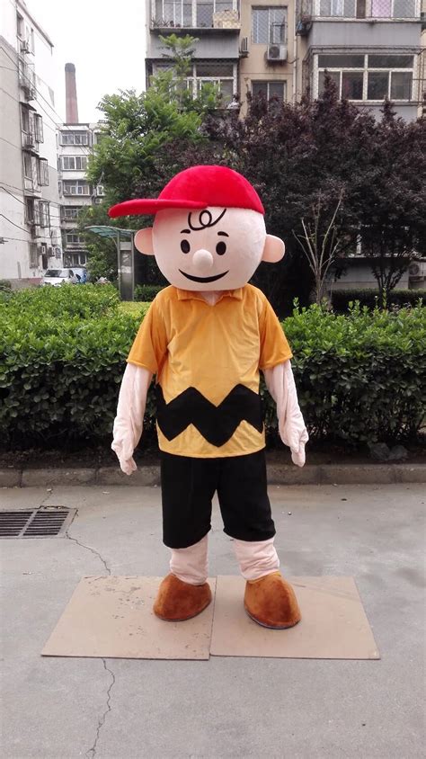 Charlie Brown Mascot Costume Custom Fancy Costume Anime Cosplay Kit Mascotte Theme Fancy Dress