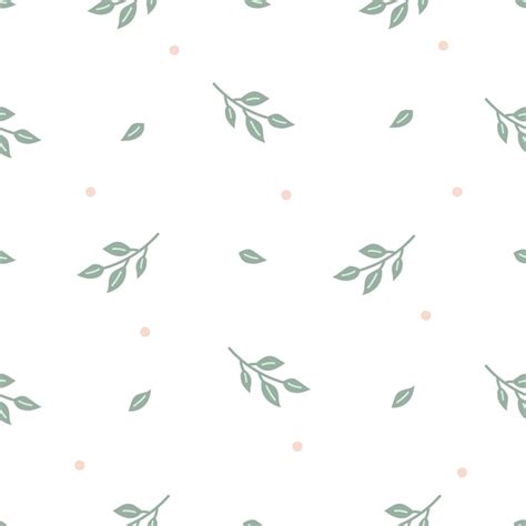 Modèle Sans Couture Avec Feuille Verte Design Pour Scrapbooking