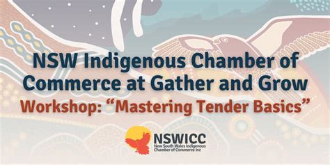 NSWICC Gather And Grow Workshop Mastering Tender Basics Maitland