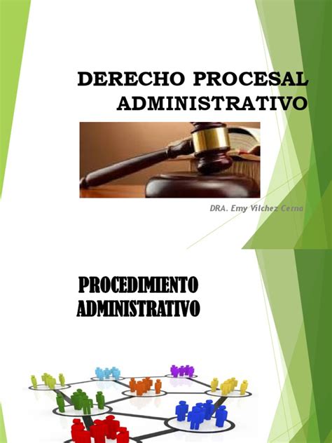 Derecho Procesal Administrativo Dra Emy Vilchez Cerna Administración Pública Ley Procesal