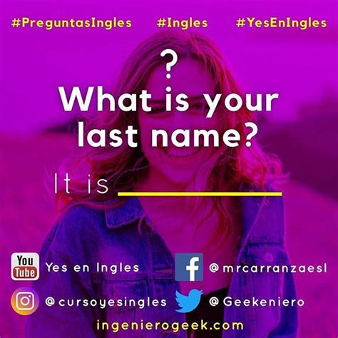 What's Your Last Name Tradução - What is your last name? My last name is Carranza. What is yours? # ...