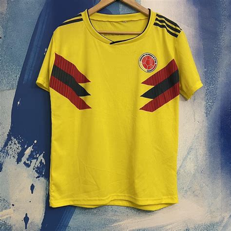 Colombia National Soccer Team Jersey Adult Size Large - Depop