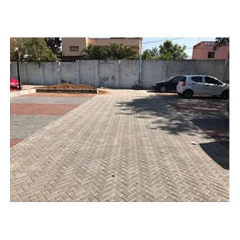 Grey Concrete Paver Block For Pavement Thickness 10 50 Mm At Rs 39