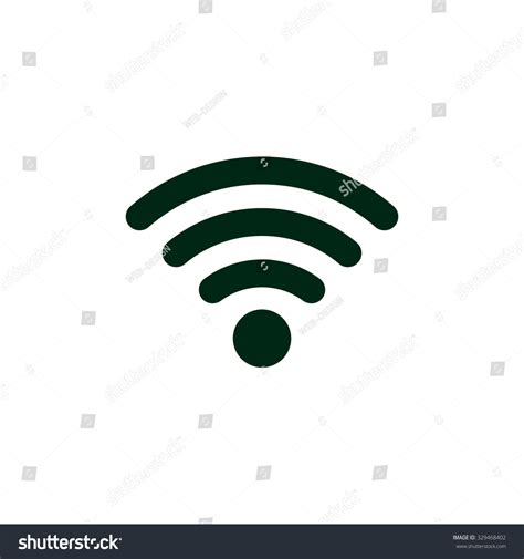 Wifi Icon Stock Vector (Royalty Free) 329468402 | Shutterstock