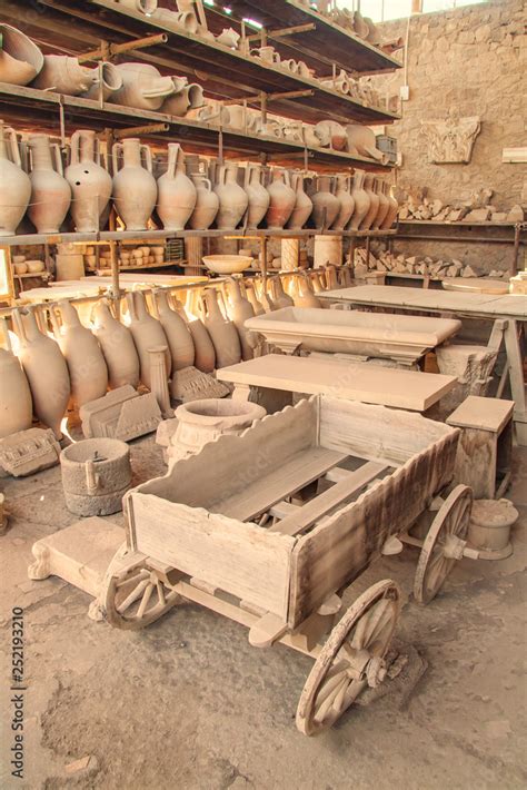 Household Items In Pompeii An Ancient Roman Town Destroyed By The