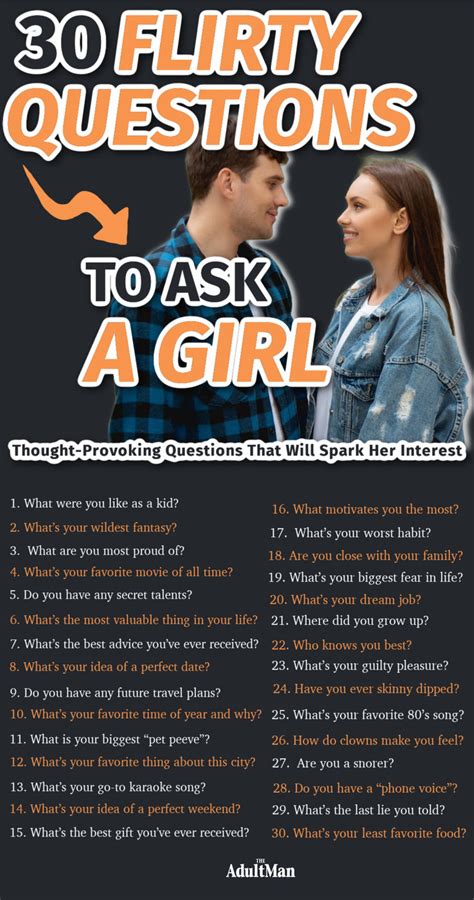 221 Questions To Ask A Girl You Like That Will Intrigue Her Flirty