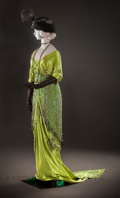 WikiVictorian On Twitter Evening Dress By Gustave Beer 1912 13 FIDM