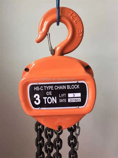 5 Ton Hand Chain Pulley Blockhs C Type Chain Blockhoist Chain Manual