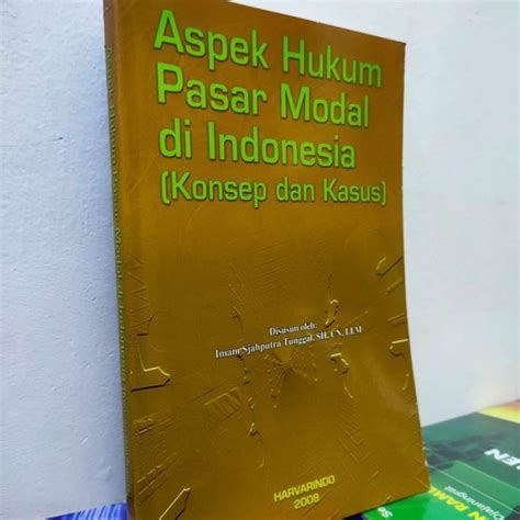 Promo Aspek Hukum Pasar Modal Di Indonesia Konsep Dan Kasus Imam