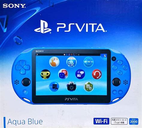 Buy Playstation Vita Slim Aqua Blue Wi Fi Pch Za Used Good