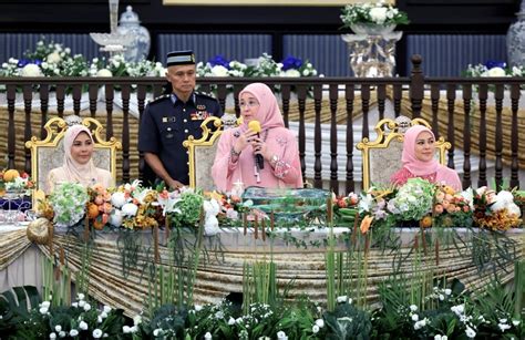 Queen Attends Royal High Tea Reception At Istana Negara Mci