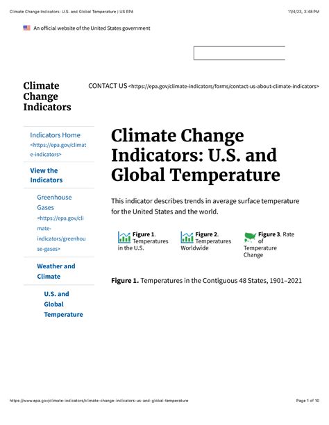 Climate Change Indicators Us And Global Temperature Us Epa Climate