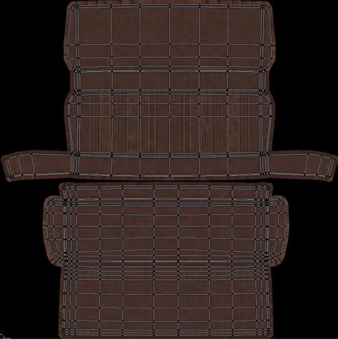 3d Model Classic Car Back Seat Many Leather Pbr Options Vr Ar Low Poly Cgtrader