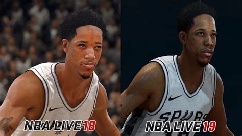 NBA Live 19 Player Ratings and Live 19 vs Live 18 Graphics Comparison ...