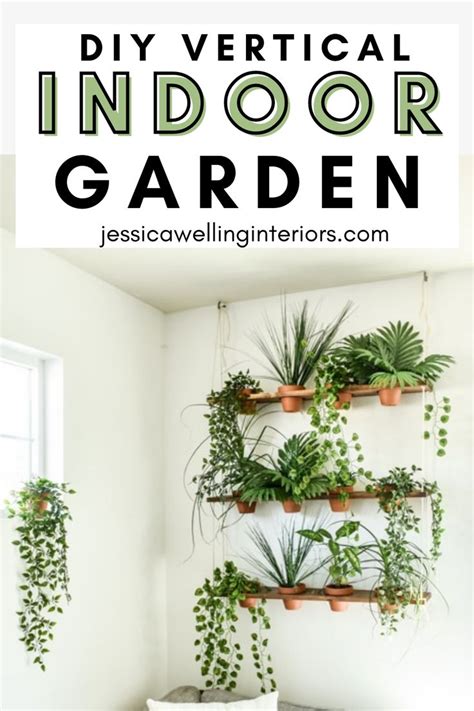 DIY Indoor Vertical Garden | Jardines verticales, Decoracion plantas ...