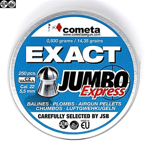 Buy Online Air Gun Pellets JSB Exact Express Jumbo 250pcs 5 52mm 22