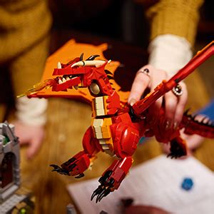 LEGO Ideas 21348 Dungeons Dragons L Histoire Du Dragon Rouge