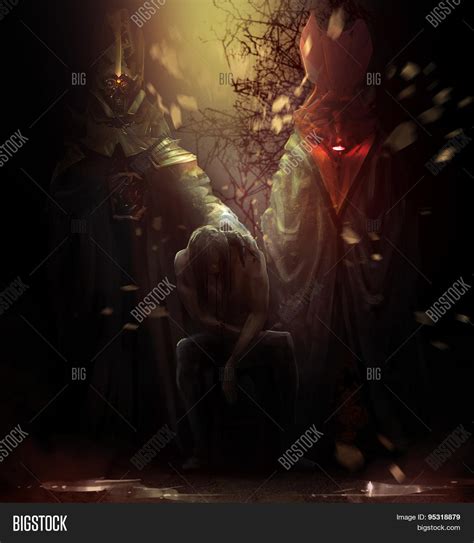 Possessed Man With Demons Stock Photo Stock Images Bigstock