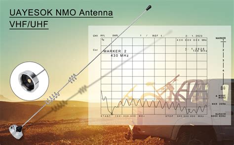 Amazon UAYESOK Dual Band NMO Antenna TC 152 VHF UHF 136 174MHZ