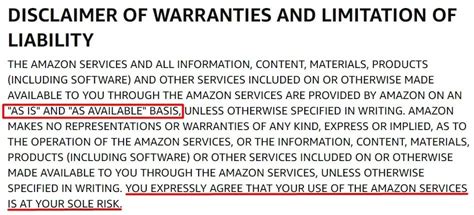 Disclaimer Of Warranties And Limitation Of Liability Clause Warranty Disclaimer Sample Clause