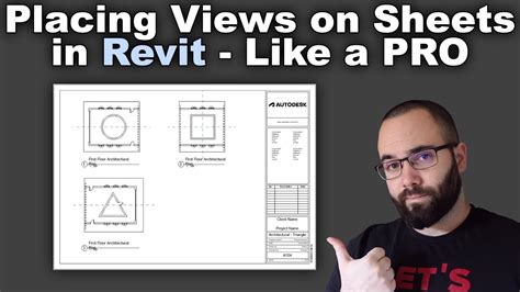 Placing Views On Sheets In Revit Tutorial Youtube