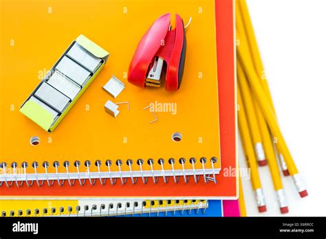 New school supplies ready for new school year Stock Photo - Alamy