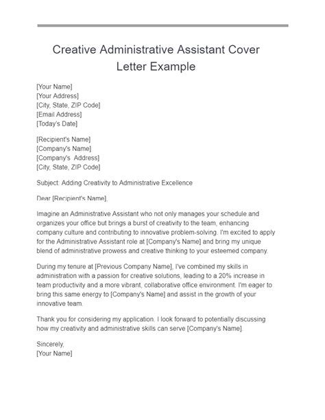 21 Administrative Assistant Cover Letter Examples How To Write Tips Examples