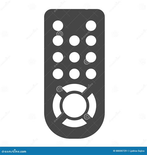 Remote Control Icon Stock Vector Illustration Of Alarm 88000729