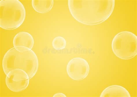 Yellow Bubble Gradient Background Wallpaper Design Stock Illustration ...