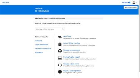Customer portal