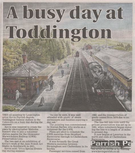 Leamington Spa Courier newspaper, UK - Kevin Parish