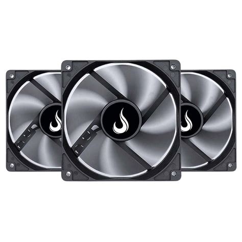 Cooler Fan Rise Mode Rgb Aura 3 Unidades 120mm Preto Rm Au 02 Rgb