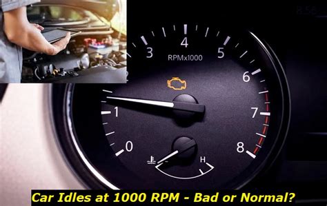 Car Idling at 1000 RPM - OK? Or Needs Some Repairs?