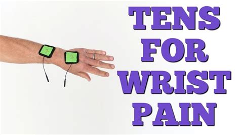 How To Use A Tens Unit With Wrist Pain Correct Pad Placement Youtube