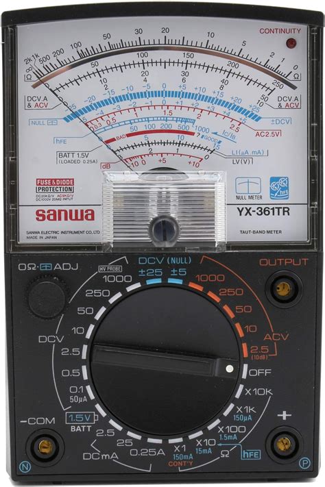 Sanwa Japan Yx 361tr Analog Multimeter Made In Japan Home Improvement