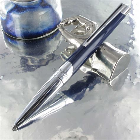 Stylo Bille St Dupont D Fi Laqu Bleu Millenium