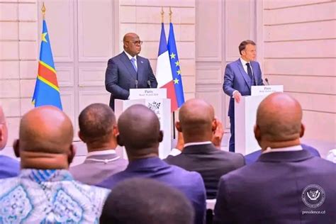 Conflit RDC RWANDA Emmanuel Macron enfume Félix Tshisekedi Congo